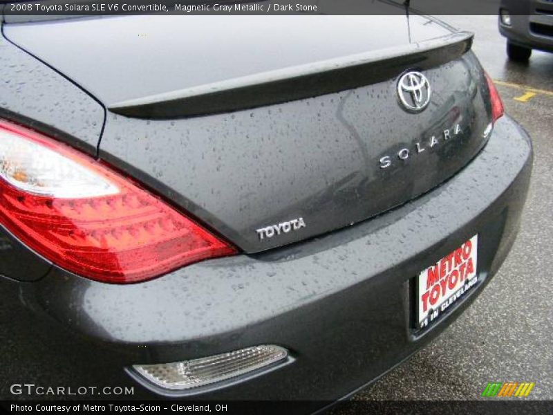 Magnetic Gray Metallic / Dark Stone 2008 Toyota Solara SLE V6 Convertible