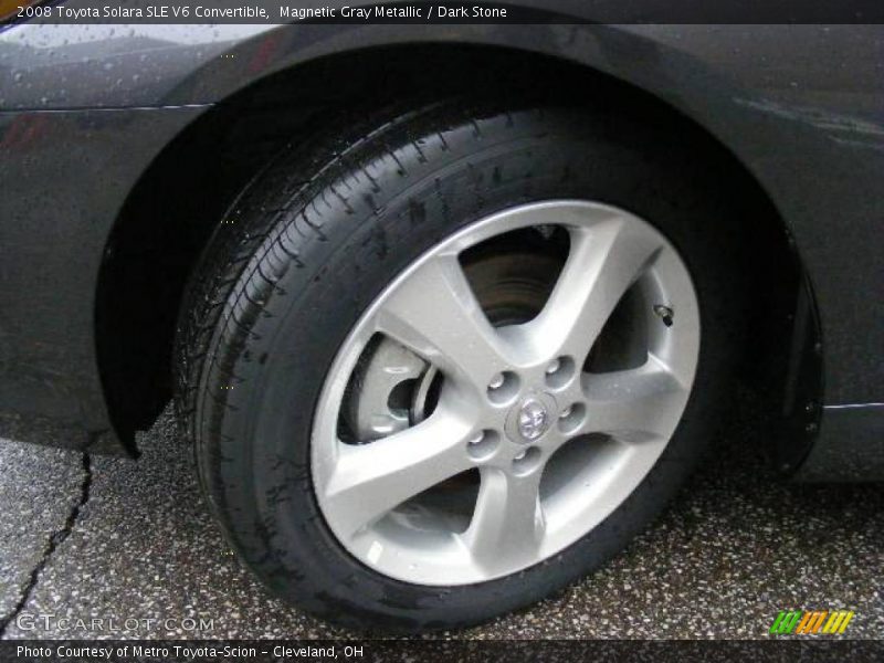Magnetic Gray Metallic / Dark Stone 2008 Toyota Solara SLE V6 Convertible