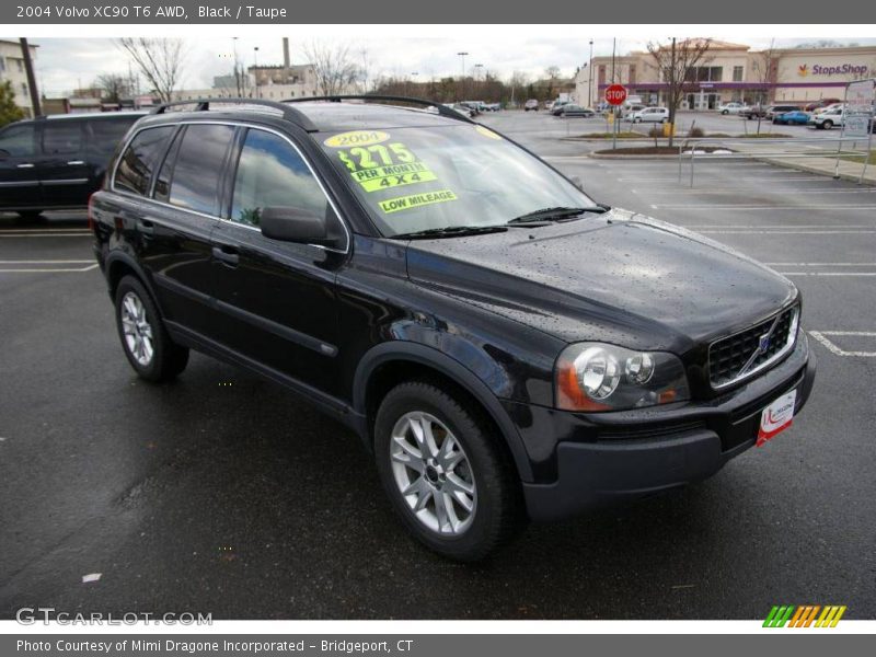 Black / Taupe 2004 Volvo XC90 T6 AWD