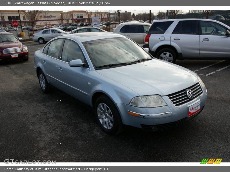Blue Silver Metallic / Grey 2002 Volkswagen Passat GLS Sedan
