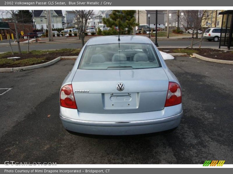 Blue Silver Metallic / Grey 2002 Volkswagen Passat GLS Sedan