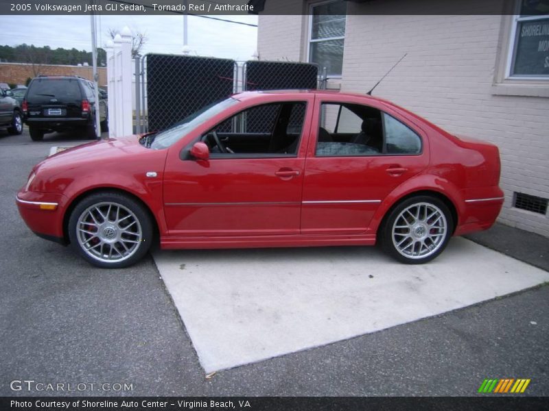 Tornado Red / Anthracite 2005 Volkswagen Jetta GLI Sedan