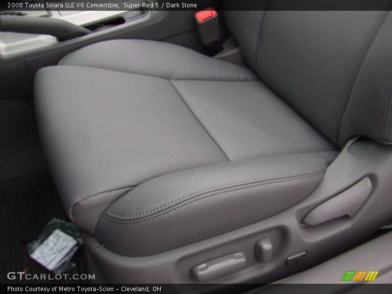 Super Red 5 / Dark Stone 2008 Toyota Solara SLE V6 Convertible
