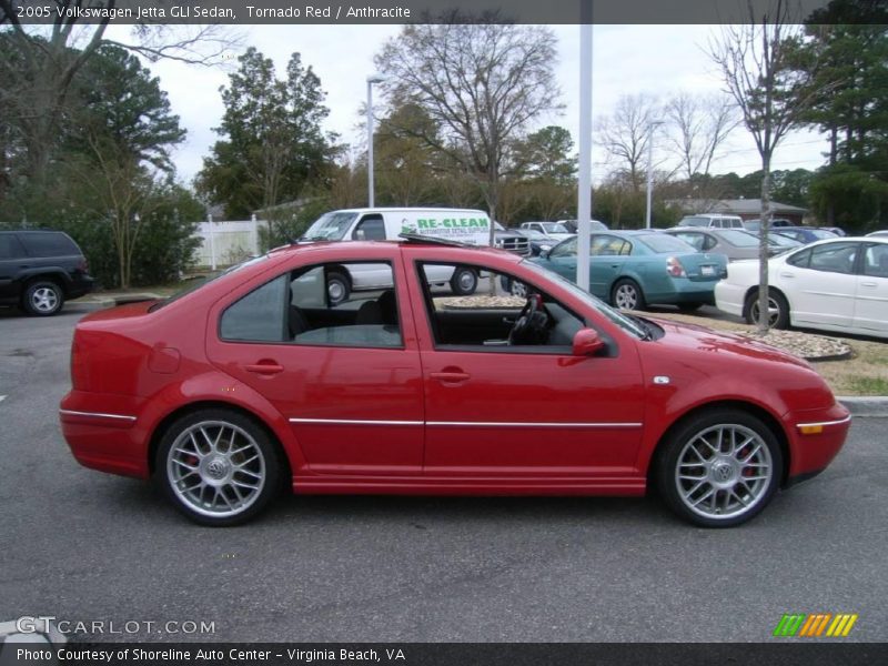 Tornado Red / Anthracite 2005 Volkswagen Jetta GLI Sedan