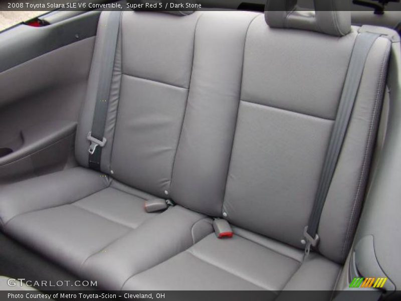 Super Red 5 / Dark Stone 2008 Toyota Solara SLE V6 Convertible