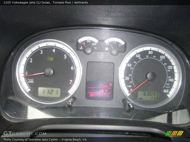 Tornado Red / Anthracite 2005 Volkswagen Jetta GLI Sedan