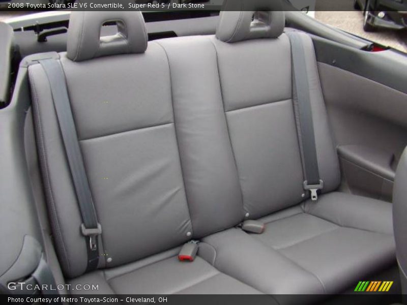 Super Red 5 / Dark Stone 2008 Toyota Solara SLE V6 Convertible