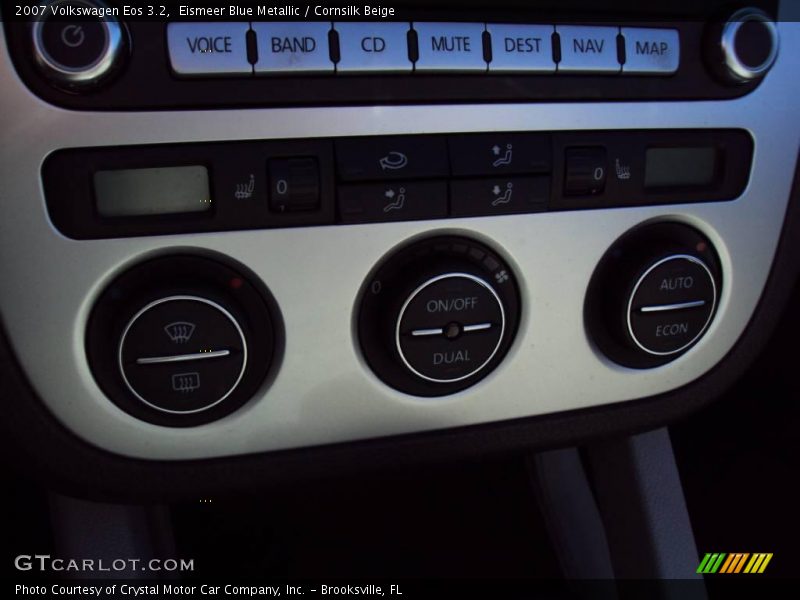 Eismeer Blue Metallic / Cornsilk Beige 2007 Volkswagen Eos 3.2