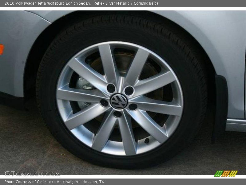 Reflex Silver Metallic / Cornsilk Beige 2010 Volkswagen Jetta Wolfsburg Edition Sedan