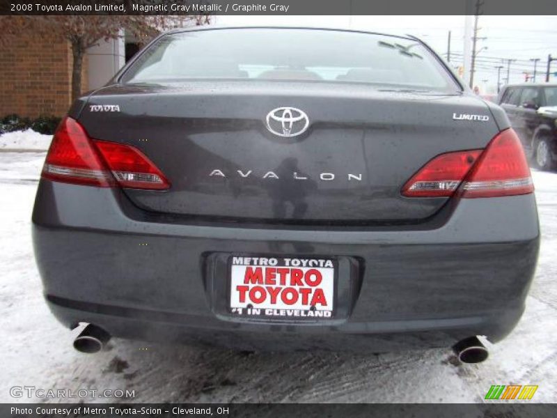 Magnetic Gray Metallic / Graphite Gray 2008 Toyota Avalon Limited