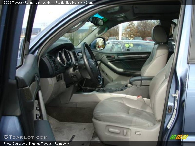 Pacific Blue Metallic / Stone 2003 Toyota 4Runner Limited 4x4