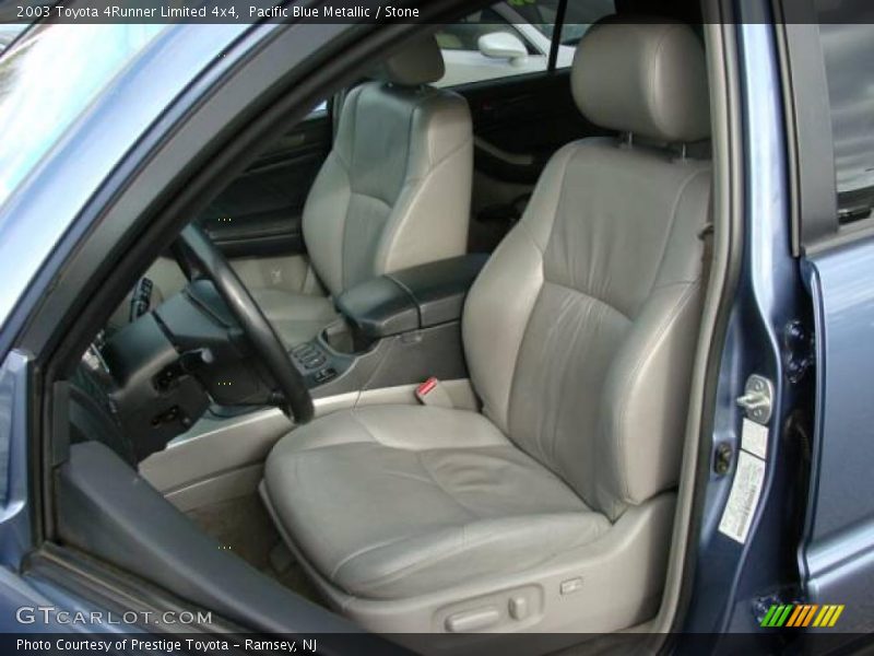 Pacific Blue Metallic / Stone 2003 Toyota 4Runner Limited 4x4