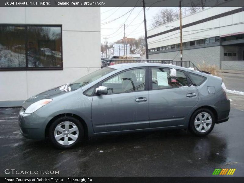 Tideland Pearl / Brown/Ivory 2004 Toyota Prius Hybrid