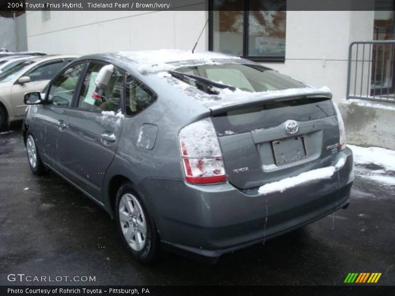 Tideland Pearl / Brown/Ivory 2004 Toyota Prius Hybrid