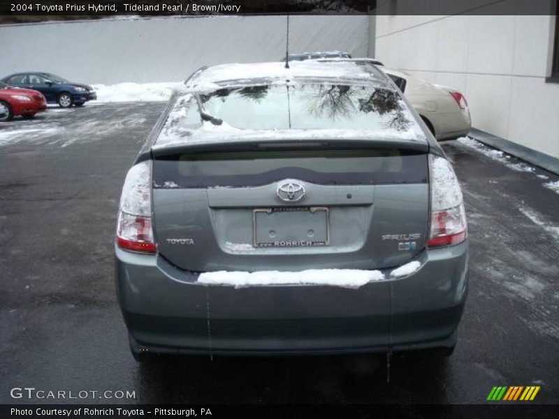 Tideland Pearl / Brown/Ivory 2004 Toyota Prius Hybrid
