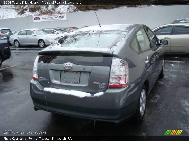 Tideland Pearl / Brown/Ivory 2004 Toyota Prius Hybrid