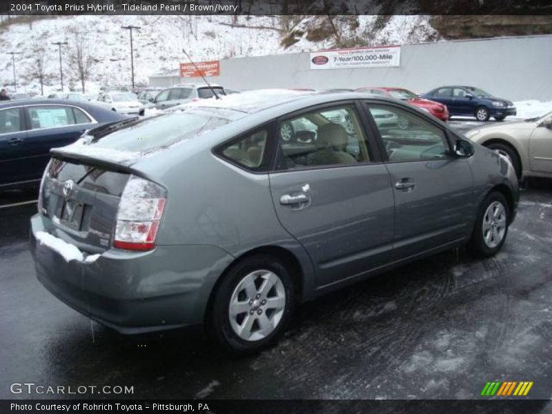 Tideland Pearl / Brown/Ivory 2004 Toyota Prius Hybrid