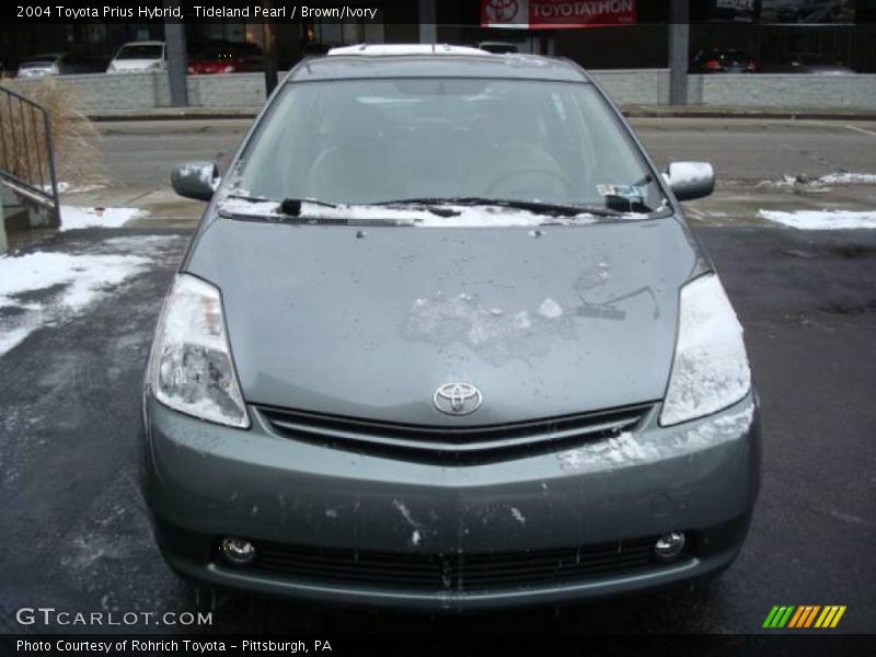 Tideland Pearl / Brown/Ivory 2004 Toyota Prius Hybrid