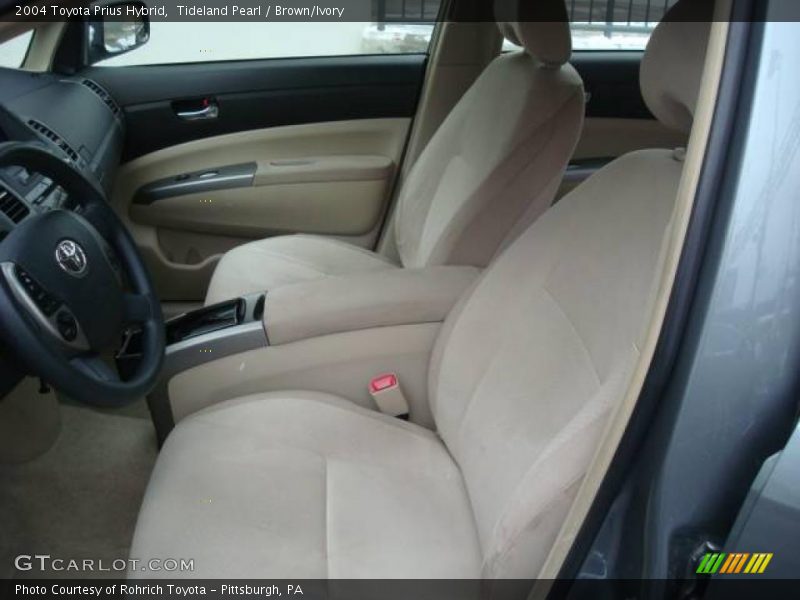 Tideland Pearl / Brown/Ivory 2004 Toyota Prius Hybrid