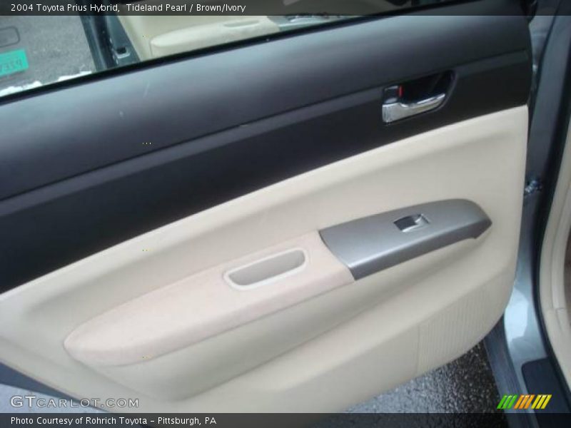 Tideland Pearl / Brown/Ivory 2004 Toyota Prius Hybrid