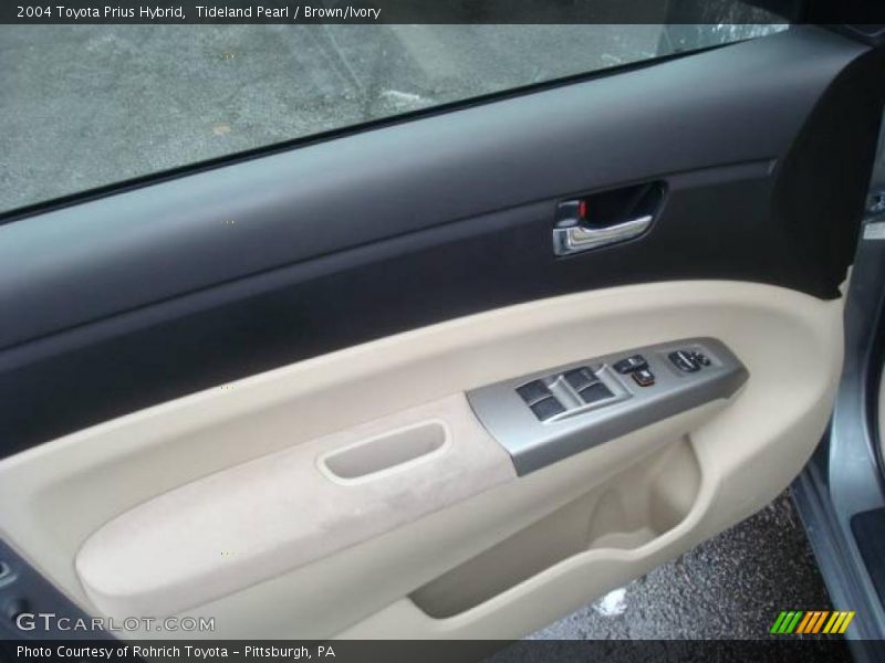 Tideland Pearl / Brown/Ivory 2004 Toyota Prius Hybrid