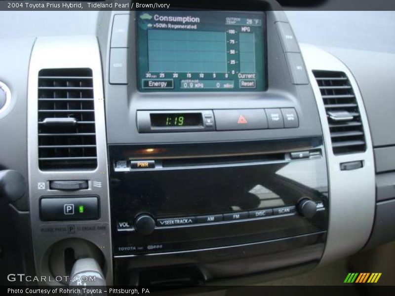 Tideland Pearl / Brown/Ivory 2004 Toyota Prius Hybrid
