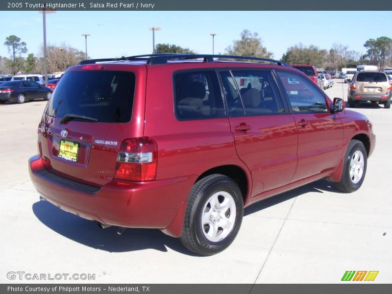 Salsa Red Pearl / Ivory 2005 Toyota Highlander I4