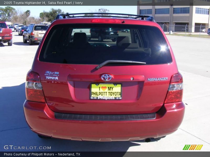 Salsa Red Pearl / Ivory 2005 Toyota Highlander I4