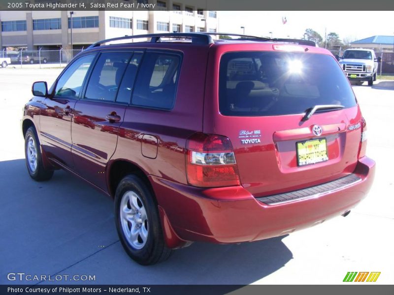 Salsa Red Pearl / Ivory 2005 Toyota Highlander I4