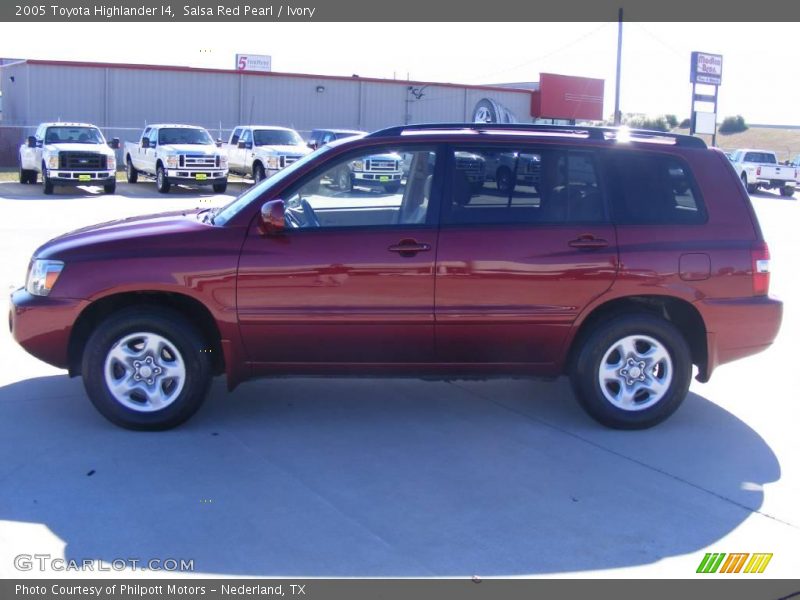 Salsa Red Pearl / Ivory 2005 Toyota Highlander I4