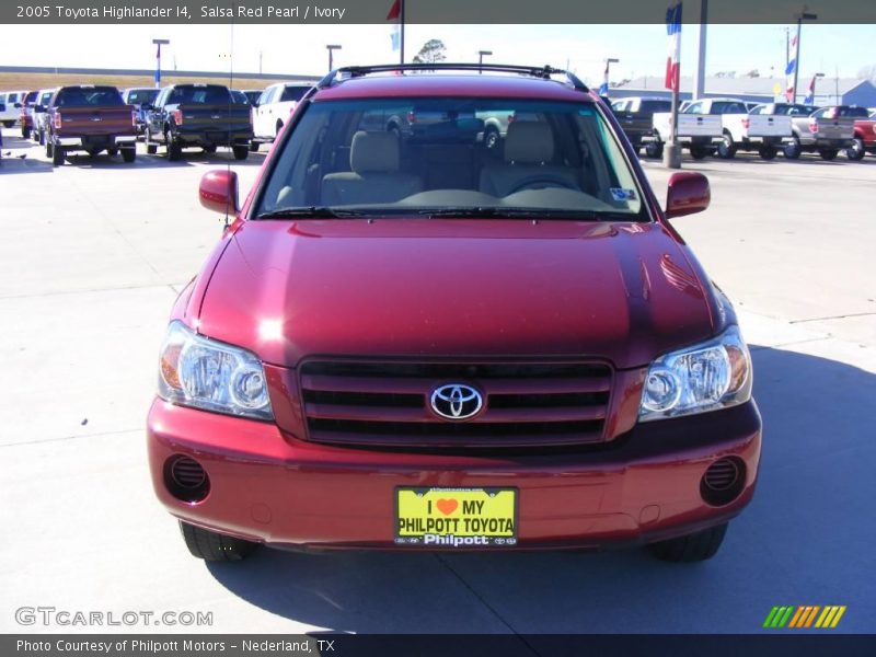 Salsa Red Pearl / Ivory 2005 Toyota Highlander I4