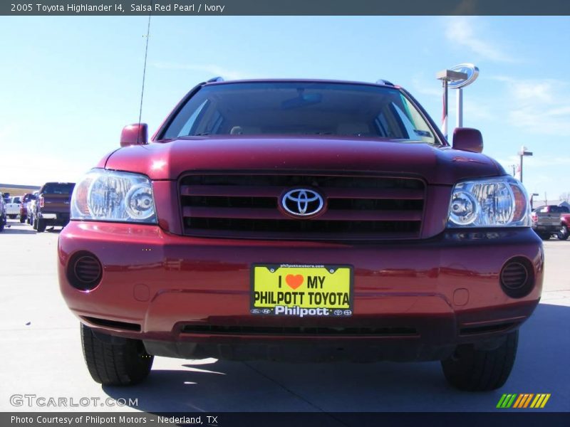 Salsa Red Pearl / Ivory 2005 Toyota Highlander I4