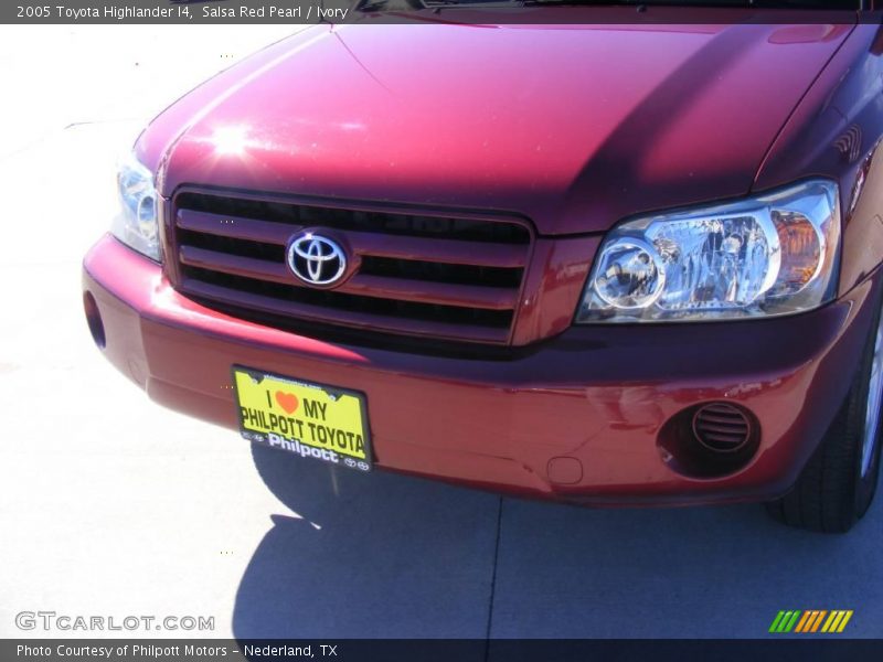 Salsa Red Pearl / Ivory 2005 Toyota Highlander I4