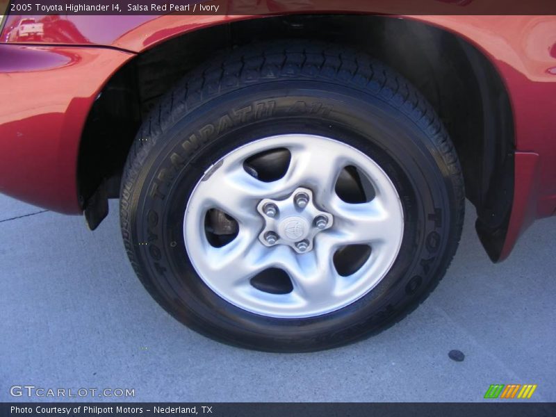 Salsa Red Pearl / Ivory 2005 Toyota Highlander I4
