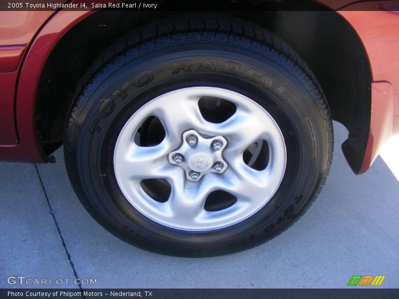 Salsa Red Pearl / Ivory 2005 Toyota Highlander I4