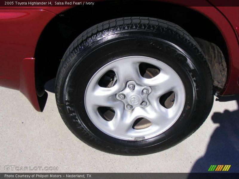 Salsa Red Pearl / Ivory 2005 Toyota Highlander I4