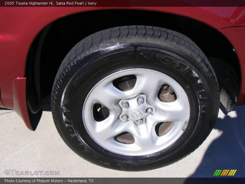 Salsa Red Pearl / Ivory 2005 Toyota Highlander I4