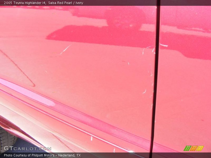 Salsa Red Pearl / Ivory 2005 Toyota Highlander I4