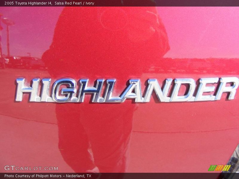 Salsa Red Pearl / Ivory 2005 Toyota Highlander I4