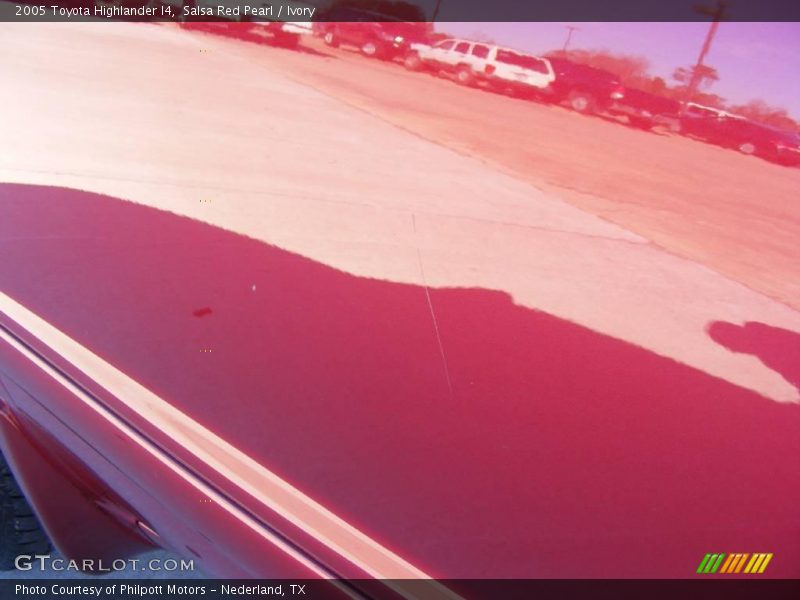 Salsa Red Pearl / Ivory 2005 Toyota Highlander I4