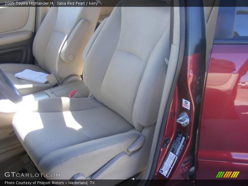 Salsa Red Pearl / Ivory 2005 Toyota Highlander I4