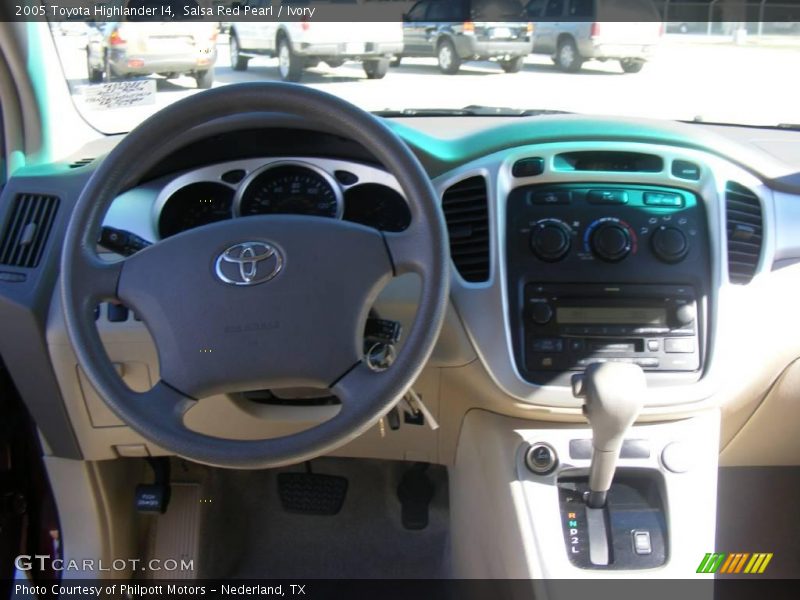 Salsa Red Pearl / Ivory 2005 Toyota Highlander I4