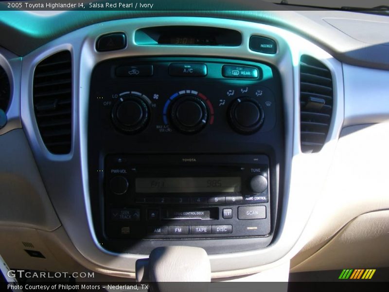 Salsa Red Pearl / Ivory 2005 Toyota Highlander I4