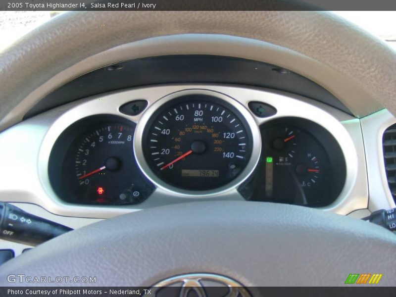 Salsa Red Pearl / Ivory 2005 Toyota Highlander I4
