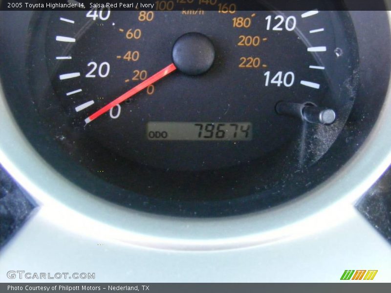 Salsa Red Pearl / Ivory 2005 Toyota Highlander I4