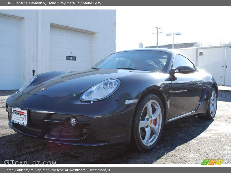 Atlas Grey Metallic / Stone Grey 2007 Porsche Cayman S