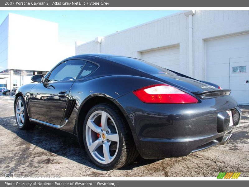 Atlas Grey Metallic / Stone Grey 2007 Porsche Cayman S