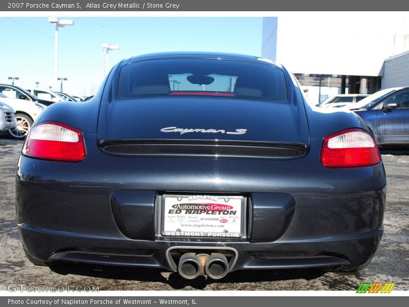 Atlas Grey Metallic / Stone Grey 2007 Porsche Cayman S