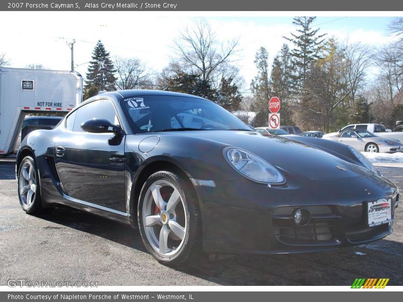 Atlas Grey Metallic / Stone Grey 2007 Porsche Cayman S