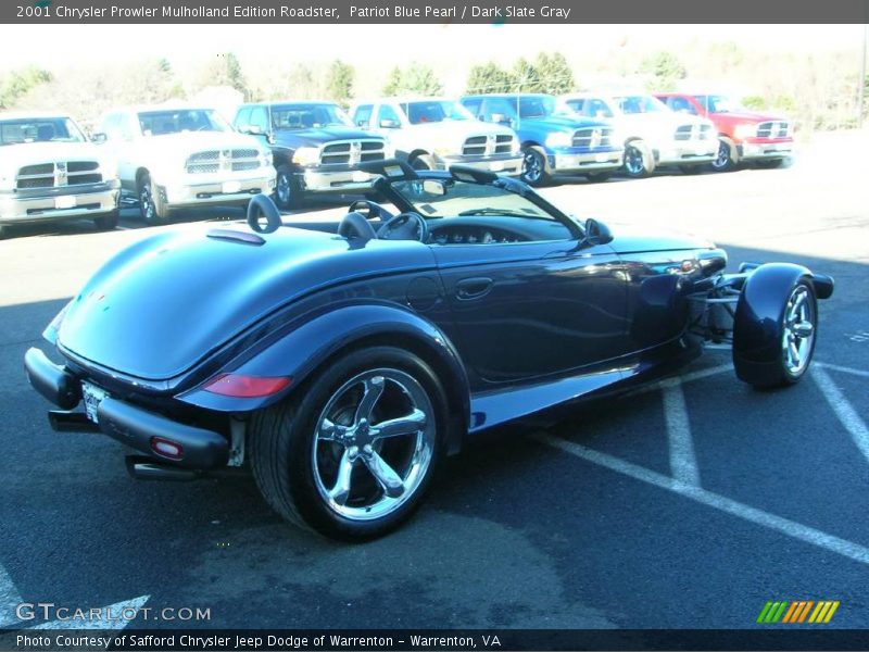 Patriot Blue Pearl / Dark Slate Gray 2001 Chrysler Prowler Mulholland Edition Roadster